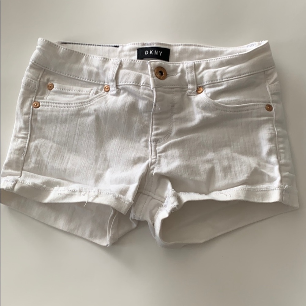COPY - White DKNY girls slightly distressed jean …